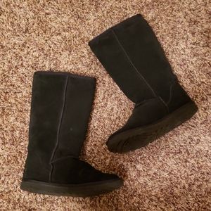 Ugg Black Classic Tall Boots Sz W6